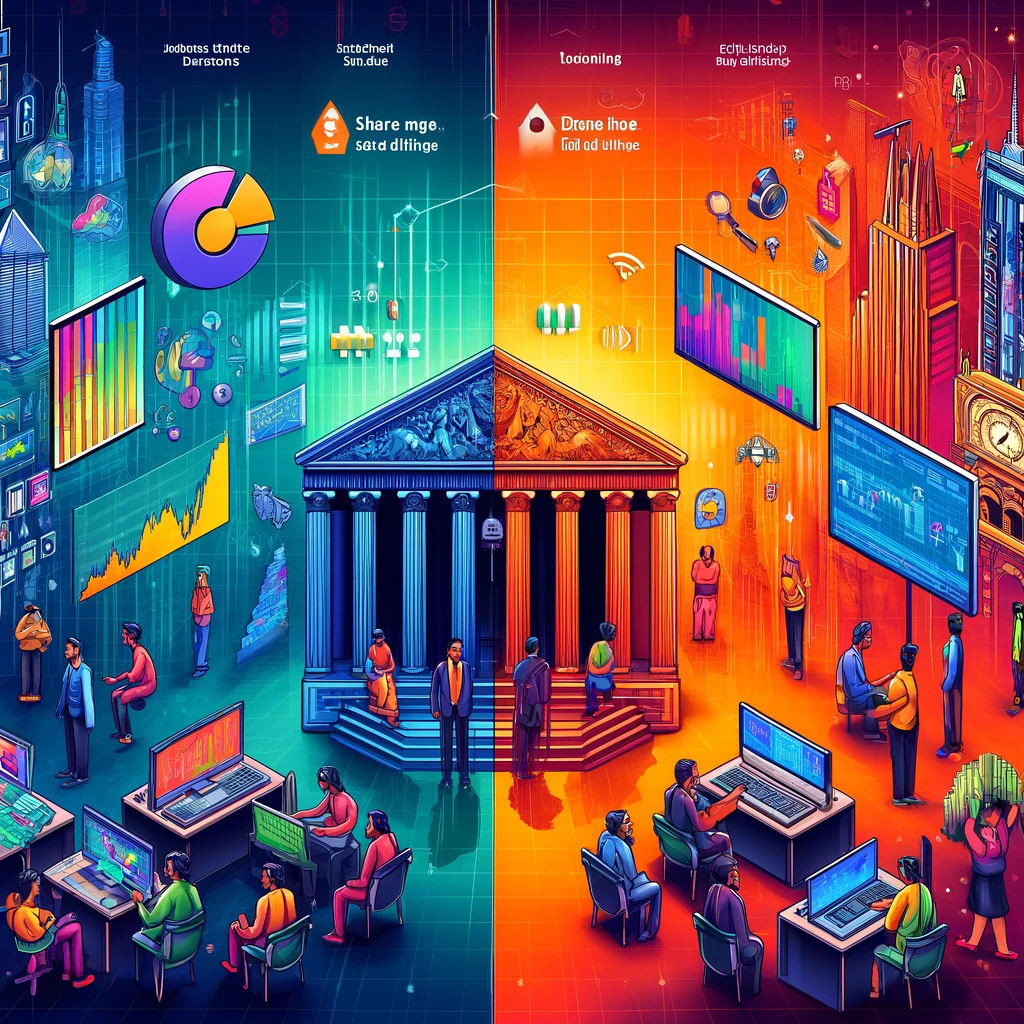 Share Market vs. Trading